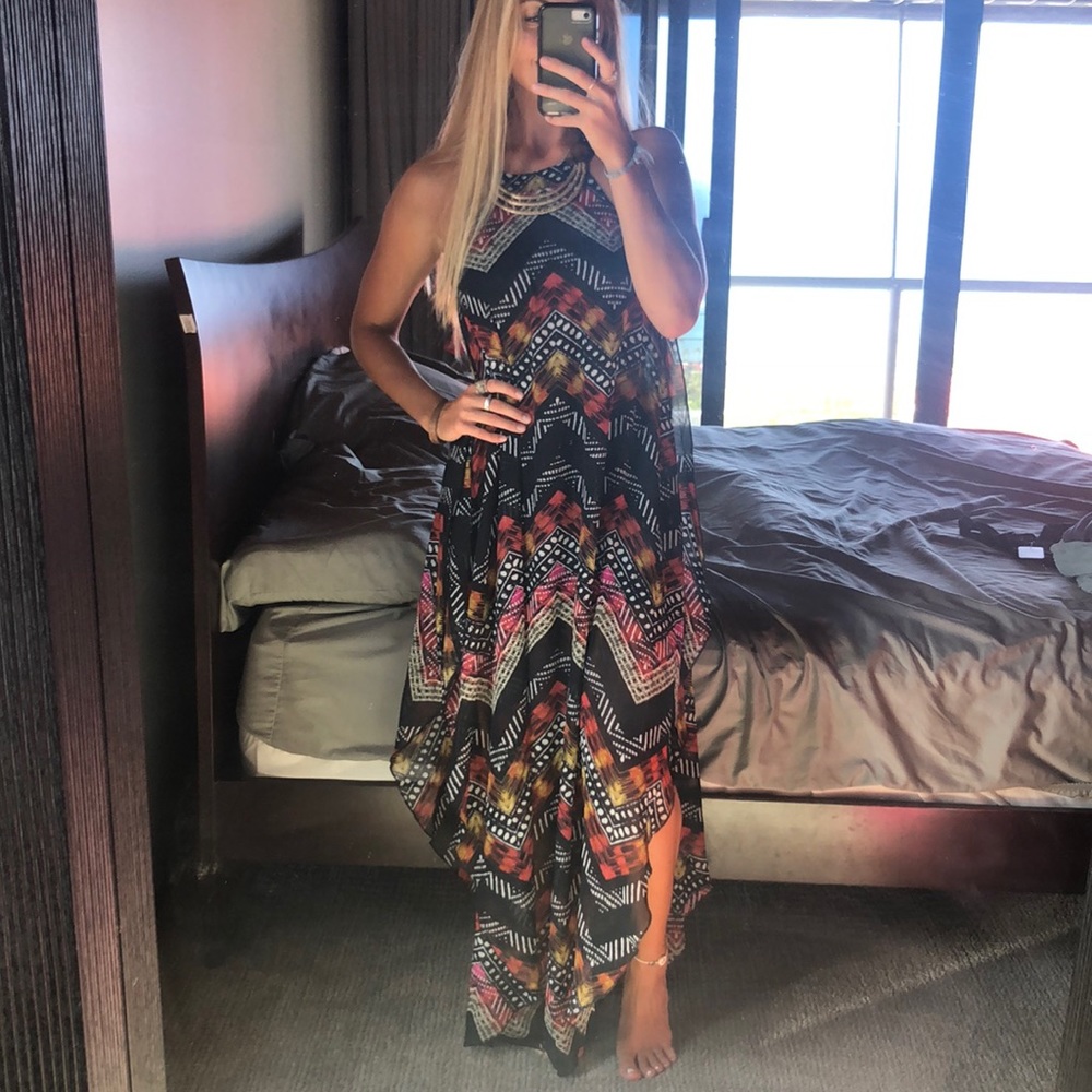 Super fun Unique maxi dress!